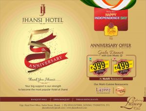 Jhansi Hotel 5th anniversary!